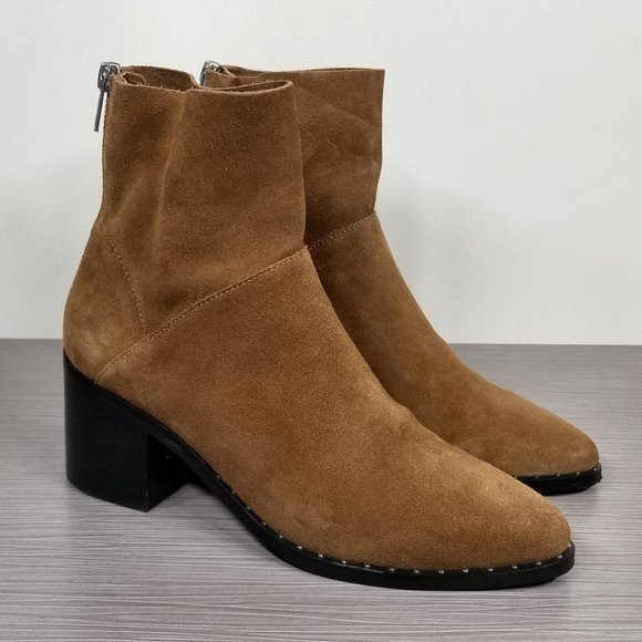 Treasure & Bond Farrah Studded Bootie, Cognac, 7 M - Picture 1 of 10